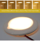 BOAT CABIN LIGHT- PC material - 95MM - 2.4W - 9-30 VOLTS - IP67 - WK-CL9PC-WW - AZLED